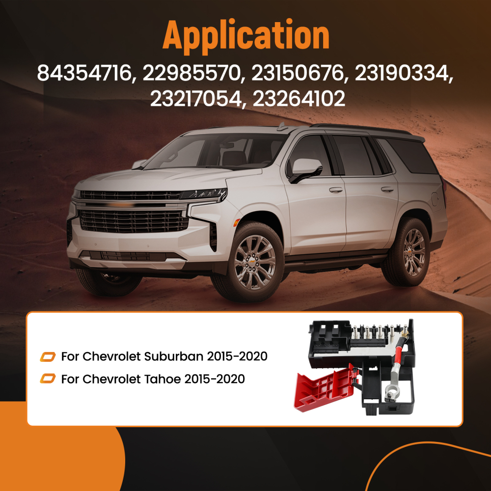 Battery Distribution Fuse Block compatible for Silverado Escalade ESV 84354716 2015-20