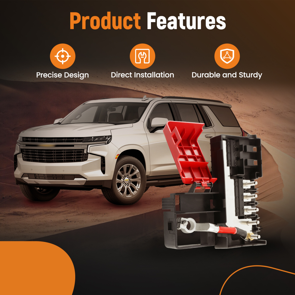 Battery Distribution Fuse Block compatible for Silverado Escalade ESV 84354716 2015-20