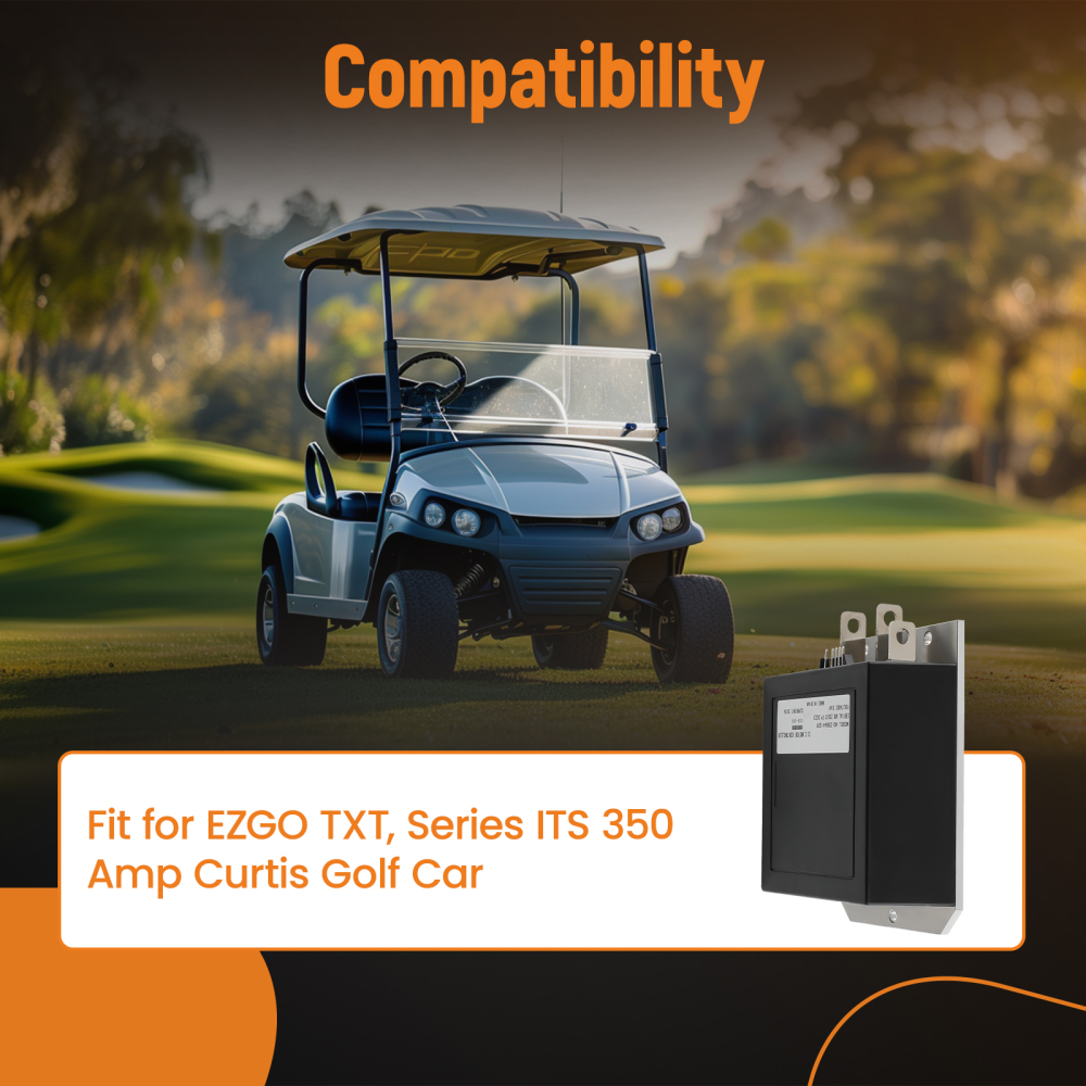 350A 36V Motor Controller compatible for EZGO TXT Series Curtis compatible for Golf Cart 1206-4301 G633
