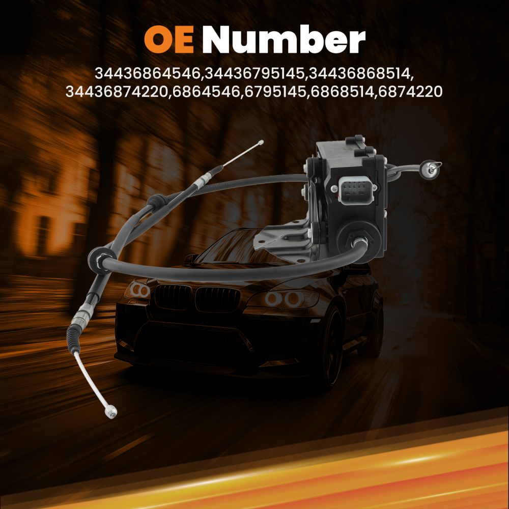 Park Brake Module Handbrake Actuator compatible for BMW X5 F15 F85 X6 03-19 34436874220