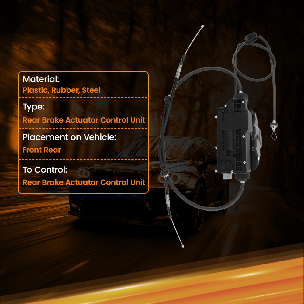 Park Brake Module Handbrake Actuator compatible for BMW X5 F15 F85 X6 03-19 34436874220