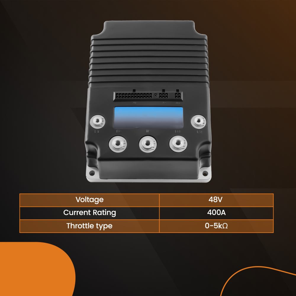 400A Motor Controller For Curtis 1268 DC SepEx compatible for EZ-GO Golf Carts Club Car Black