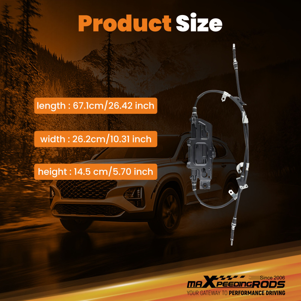 Parking Brake Assy compatible for Hyundai Santa Fe 2012-2019 2.2L 2.4L for 59700B8800