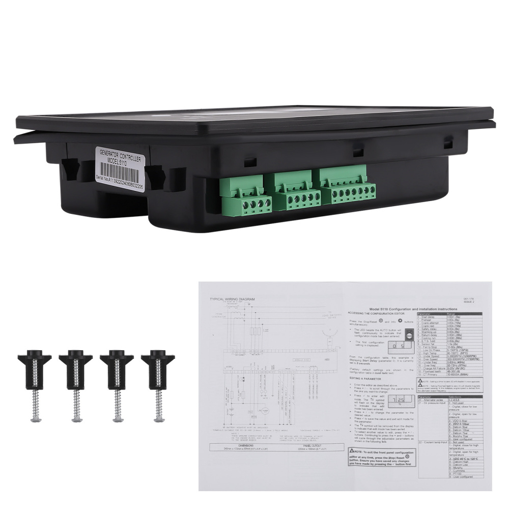 Generator Electronic Controller Control Module LCD Display For Deep Sea DSE5110