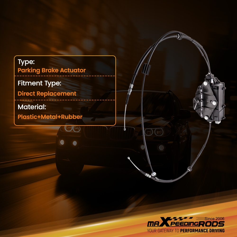 Parking Brake Actuator W/ Control Unit compatible for BMW E70 X5 E71 E72 34436796072