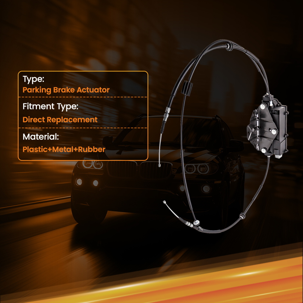 Parking Brake Actuator W/ Control Unit compatible for BMW E70 X5 E71 E72 34436796072