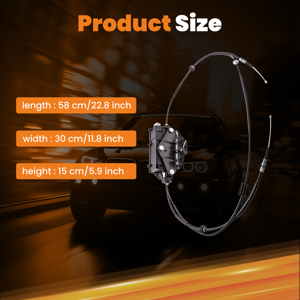 Parking Brake Actuator W/ Control Unit compatible for BMW E70 X5 E71 E72 34436796072