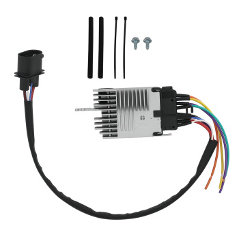 Engine Cooling Fan Control Module compatible for Audi A4 Quattro 1.8L 3.2L 02-09 8E095901K