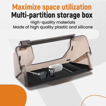 Under Screen Storage Center Console snap-on compatible for Tesla Model 3/Y 2021-2024