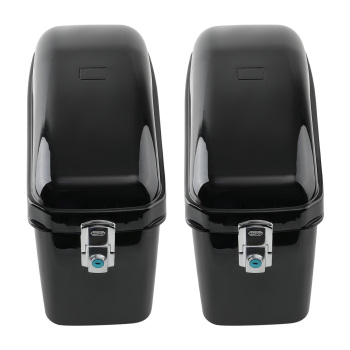 Hard Saddlebags Motorcycle Universal Luggage compatible for Harley Honda Yamaha Suzuki