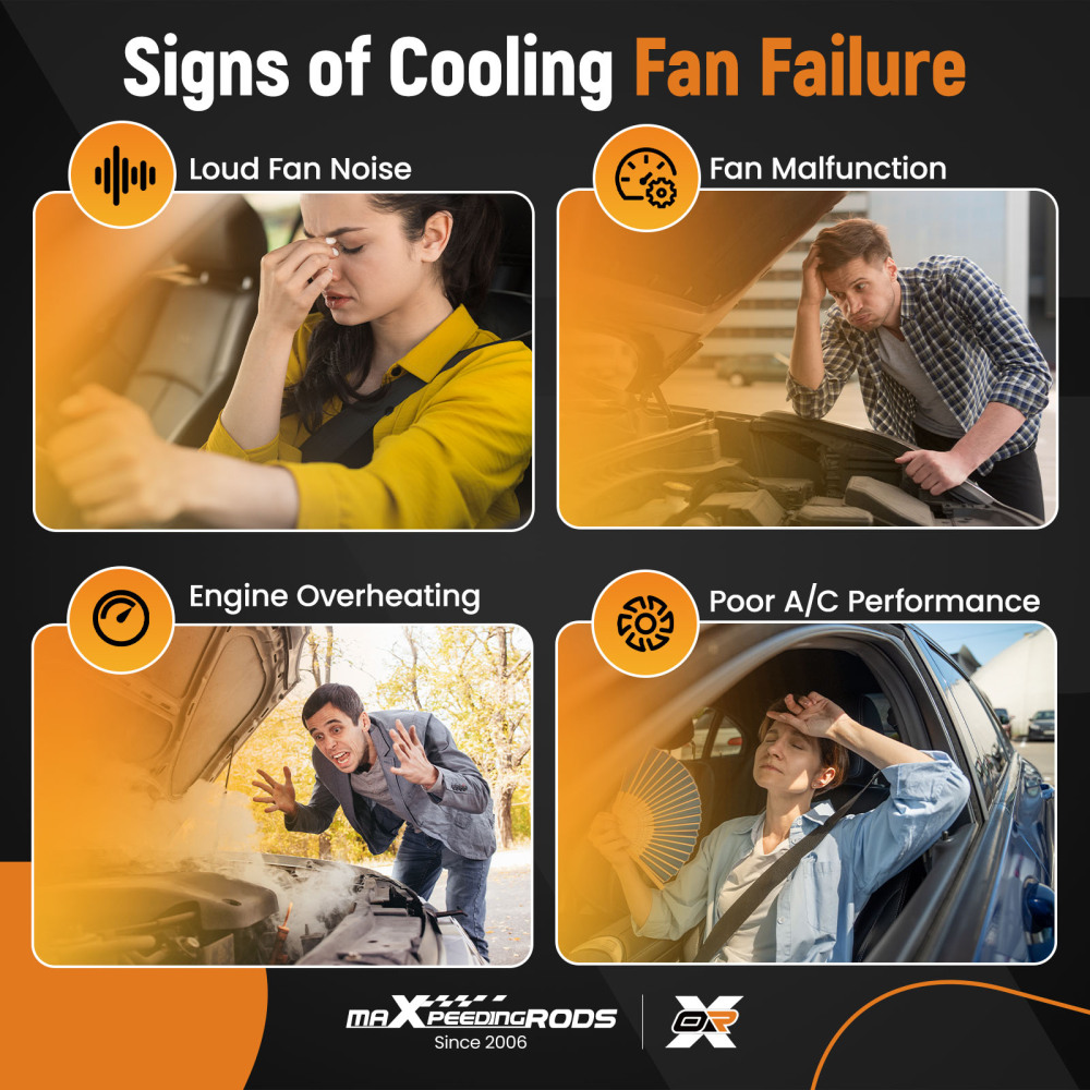 Cooling Fan compatible for Ram Promaster 2014-2019 68189000AA DG488004 621637 68188996AA