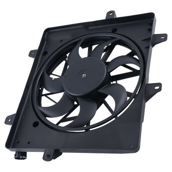 Cooling Fan Assembly compatible for Chrysler PT Cruiser 2.4L 2006-2008 5179470AA 240W