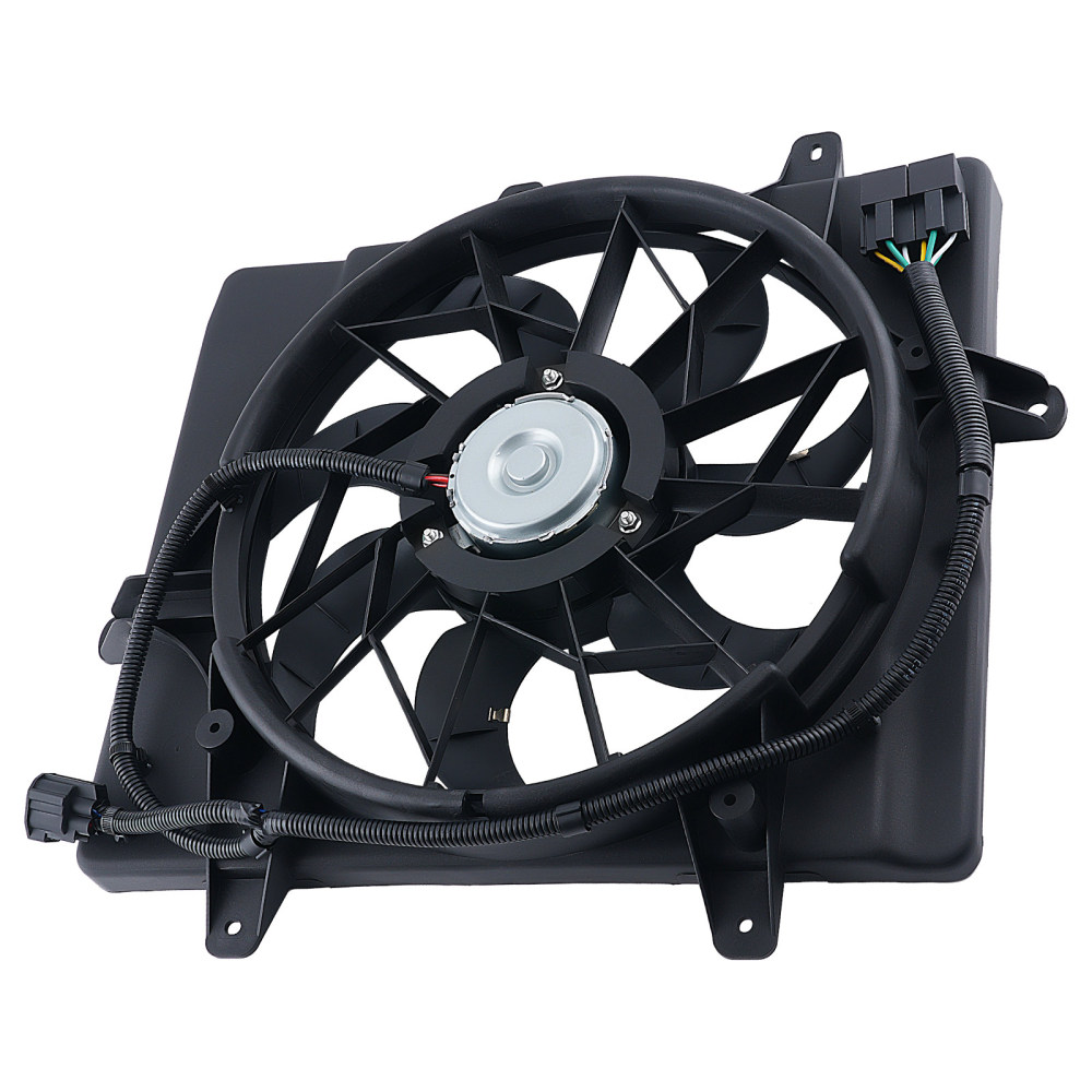 Cooling Fan Assembly compatible for Chrysler PT Cruiser 2.4L 2006-2008 5179470AA 240W