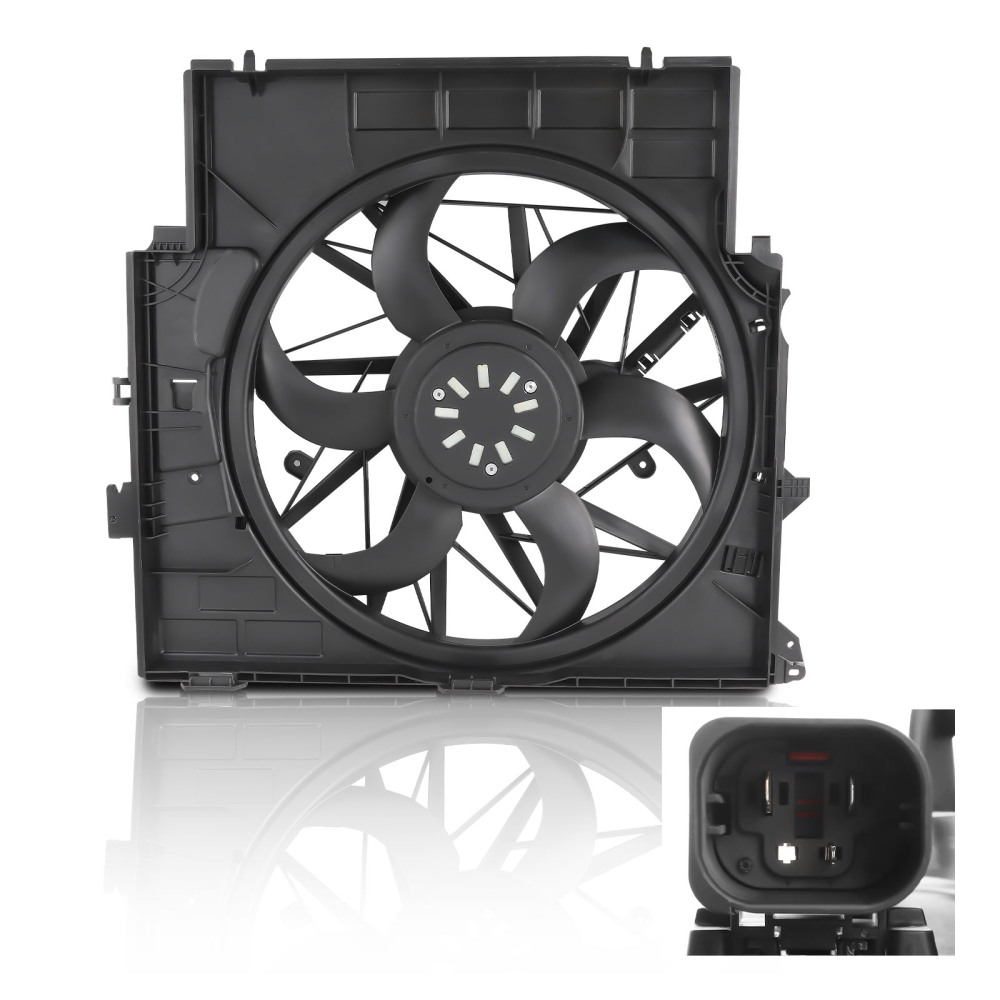 Raffreddamento Ventola Radiatore compatibile per BMW X3 F25 L4 X4 F26 2013-2018 17427601176