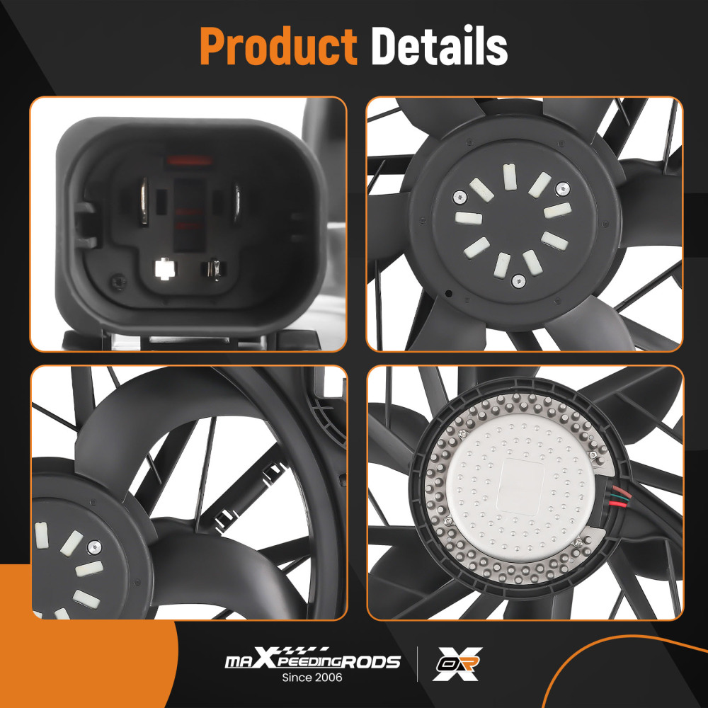 Raffreddamento Ventola Radiatore compatibile per BMW X3 F25 L4 X4 F26 2013-2018 17427601176