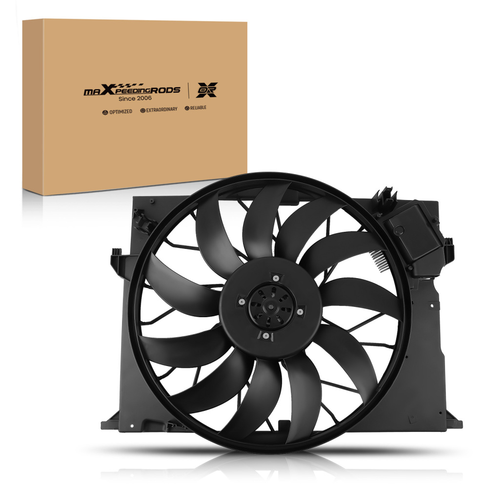 Radiator Cooling Fan Assembly compatible for Mercedes-Benz CL600/CL65/S350/S63 2115001893