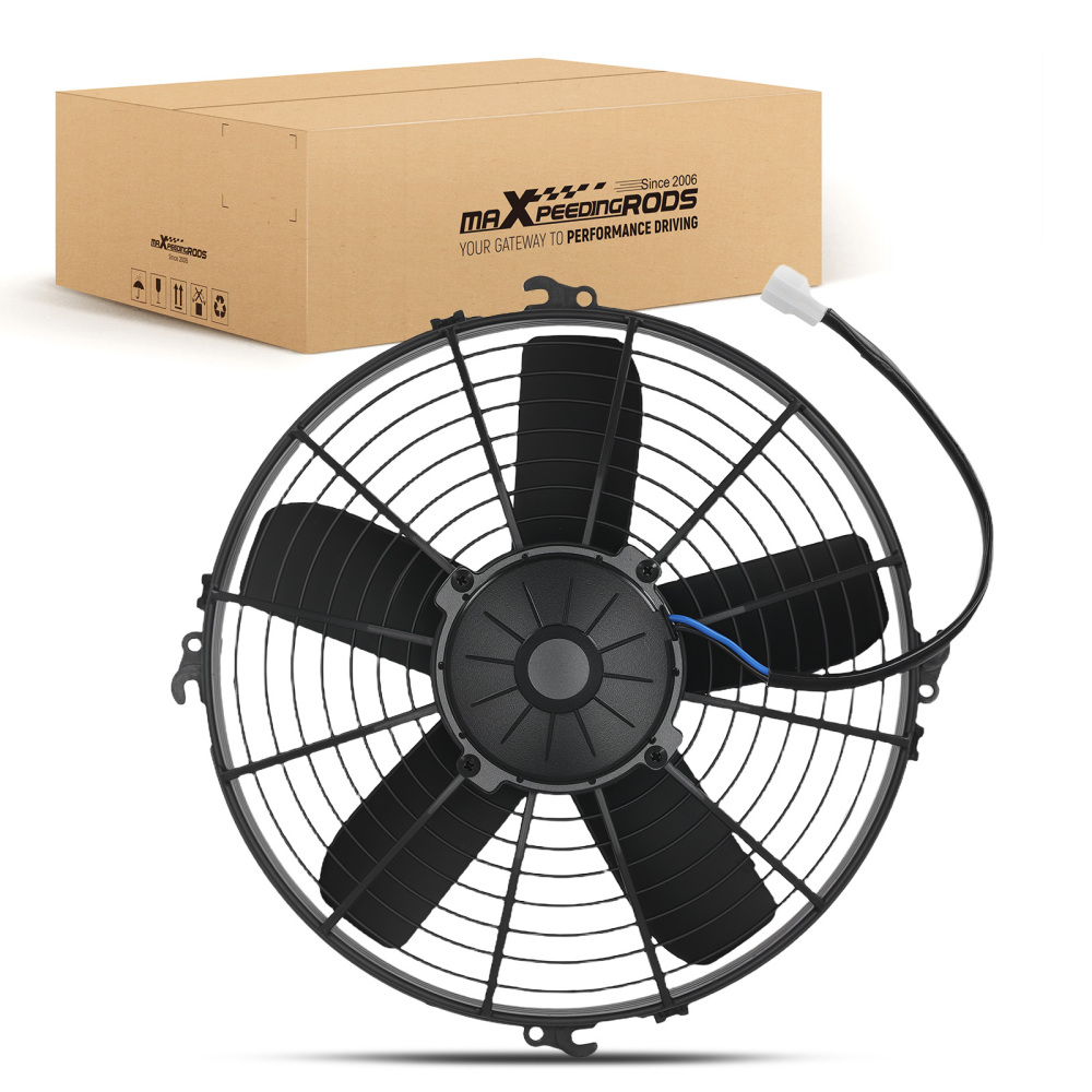 Universal Cooling Fan Assembly for Motorcycle ATV 160W 5 Blades 1800RPM LL-36A