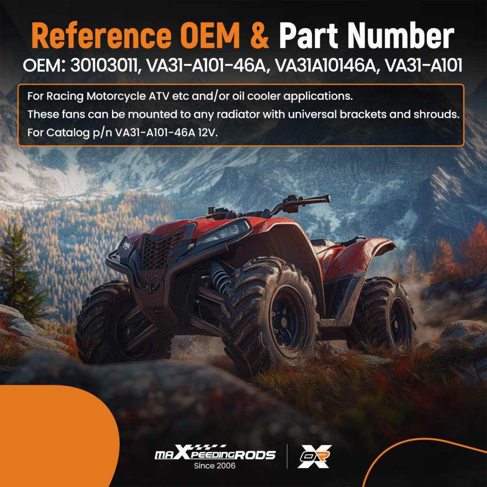 342 cfm 5.2 Puller Fan High Performance 12 V for 30103011 VA31A10146A