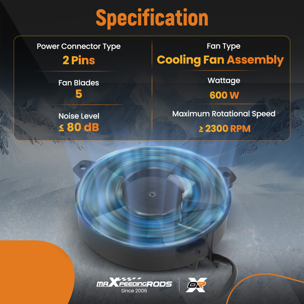 342 cfm 5.2 Puller Fan High Performance 12 V for 30103011 VA31A10146A