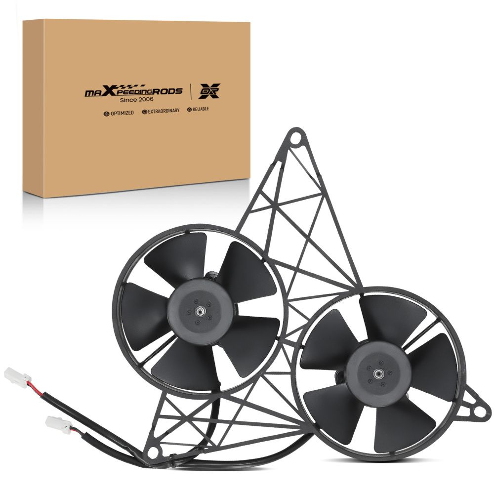 Radiator Cooling Fan w/ Bracket compatible for Harley V-ROD/VRSC/VRSCD/VRSCDX 2VA58A10146A