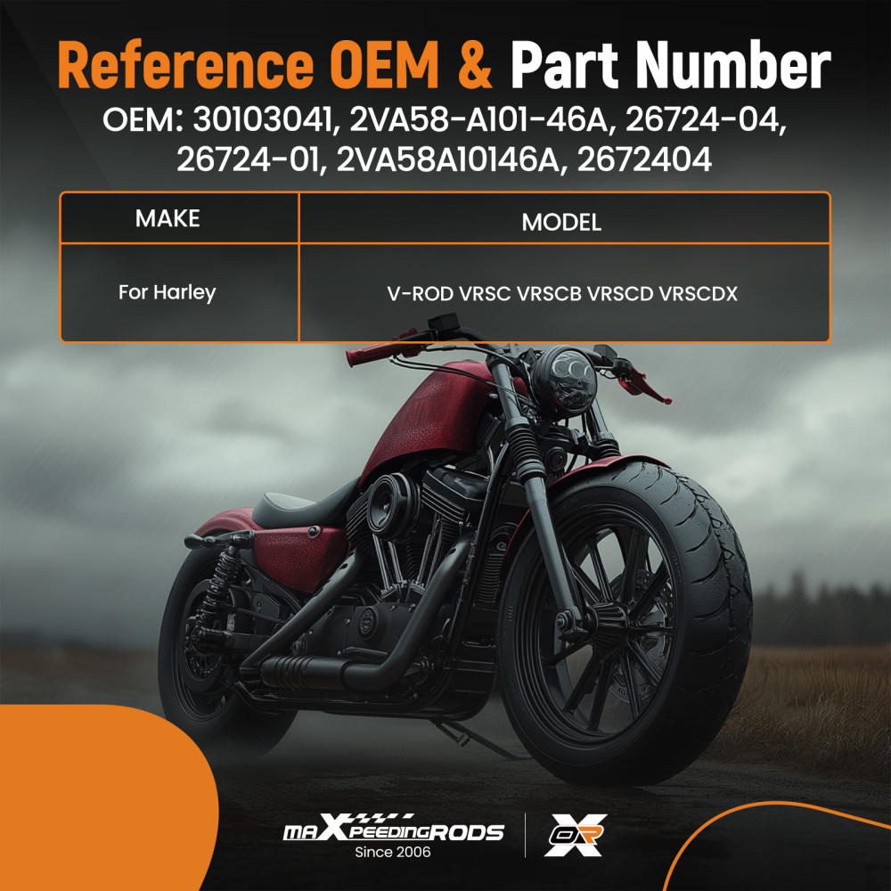 Radiator Cooling Fan w/ Bracket compatible for Harley V-ROD/VRSC/VRSCD/VRSCDX 2VA58A10146A