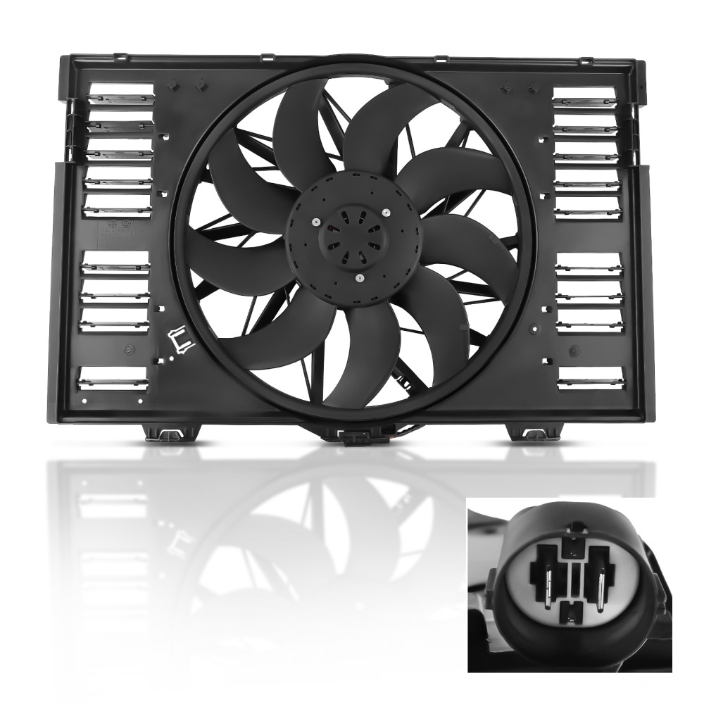 Engine Radiator Cooling Fan compatible for Porsche Panamera 3.6L/4.8L 2010-2016 97010606106