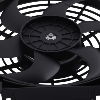 10 inch Black Plastic Cooling Fan Assembly 800CFM for Universal Radiator Fitment