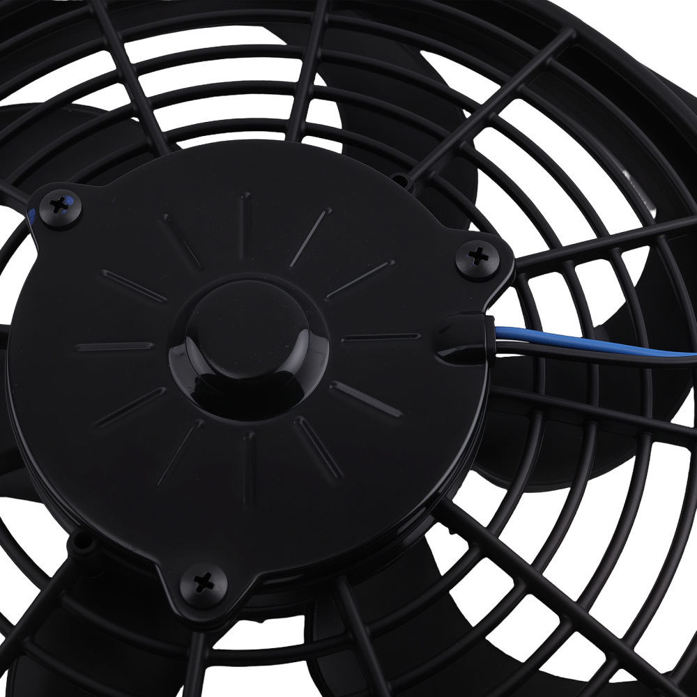 10 inch Black Plastic Cooling Fan Assembly 800CFM for Universal Radiator Fitment