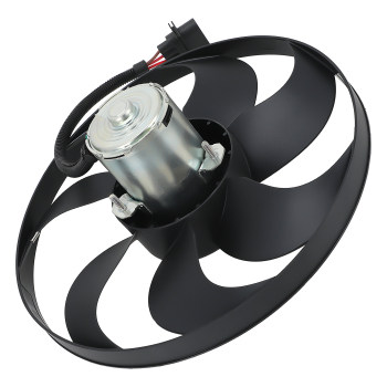 Cooling Fan 3 Pin compatibile per VW Jetta/Compatibile per Golf 1999-2006 1J0959455D 7 Pale 240W