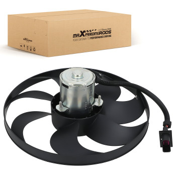 Cooling Fan 3 Pin compatibile per VW Jetta/Compatibile per Golf 1999-2006 1J0959455D 7 Pale 240W