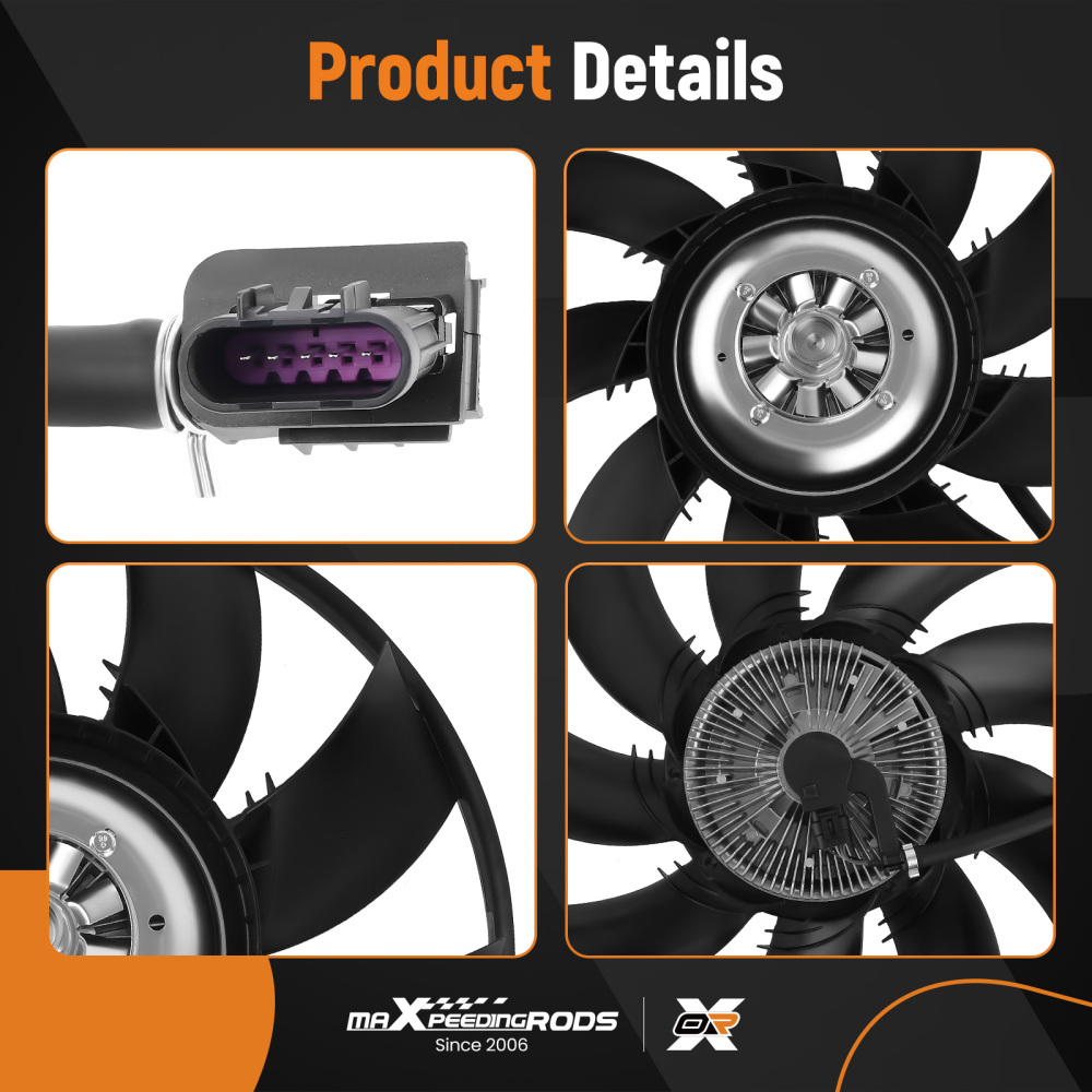 Cooling Fan Clutch compatible for Land Rover Range Rover Sport LR4 5.0L 3.0L LR012644