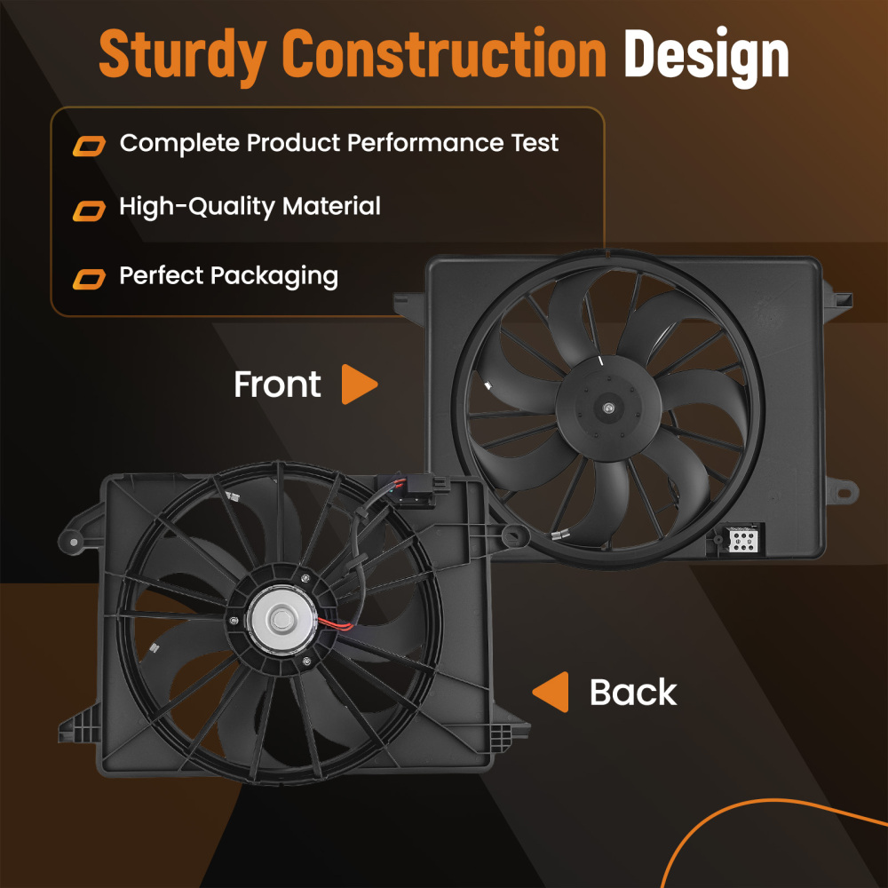 Cooling Fan compatible for Chrysler 300 compatible for Dodge Challenger V6/V8 2009-2021 68050129AA