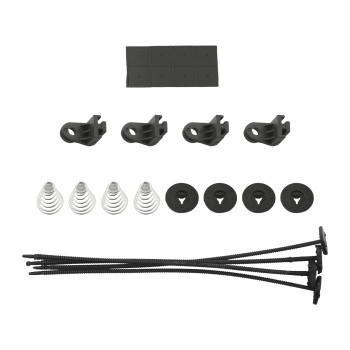 12 inch Universal Assembly for Radiator Cooling 240W 2250RPM 10 Blades Black