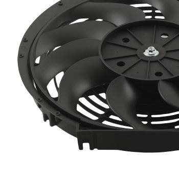 12 inch Universal Assembly for Radiator Cooling 240W 2250RPM 10 Blades Black