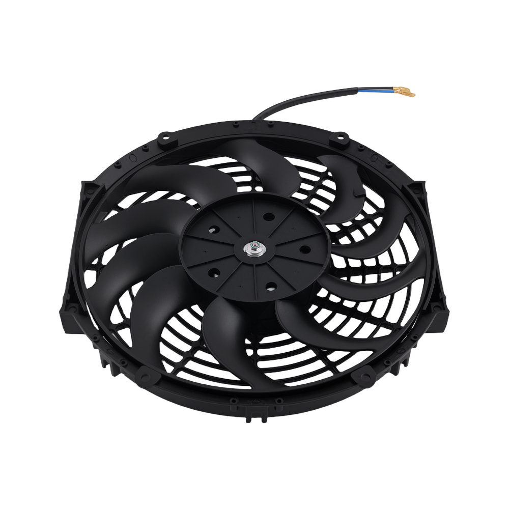 12 IN Electric Radiator Condenser Cooling Fan Assembly Universal 80W 12V