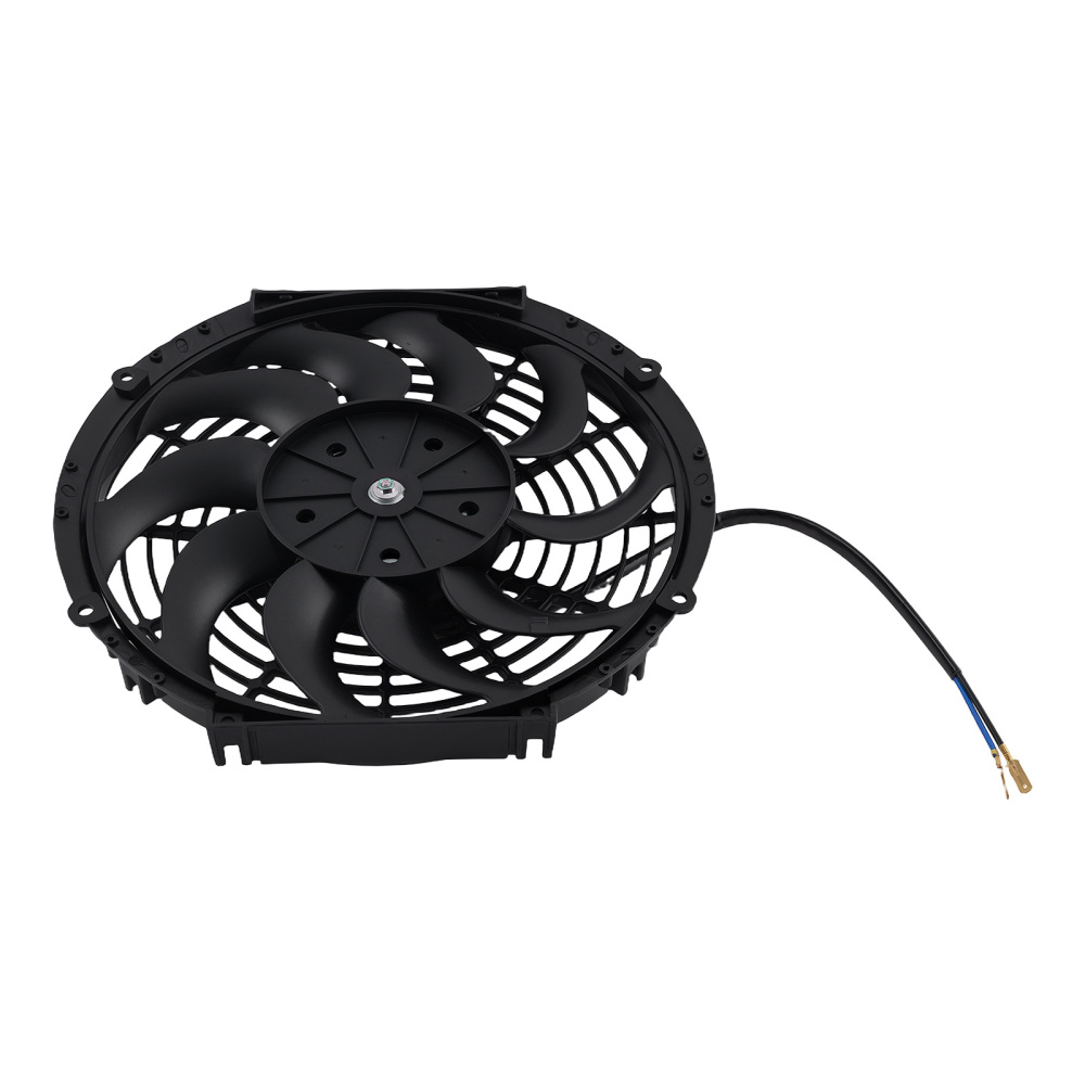 12 IN Electric Radiator Condenser Cooling Fan Assembly Universal 80W 12V