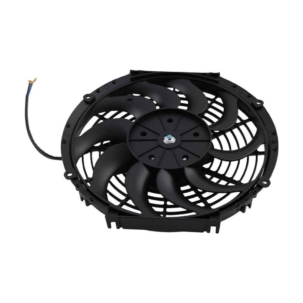 12 IN Electric Radiator Condenser Cooling Fan Assembly Universal 80W 12V