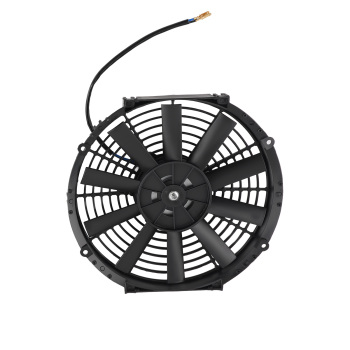 2X 12 IN Push Pull Slim Cooling Fan Assembly Universal 80W 12V Radiator Fan Kit
