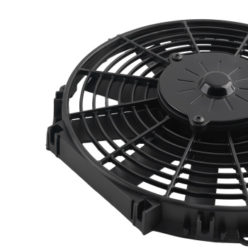 2X 12 IN Push Pull Slim Cooling Fan Assembly Universal 80W 12V Radiator Fan Kit
