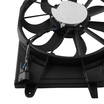 Radiator Condenser Cooling Fan Assembly compatible for Chevrolet Cruze 1.4L In.l4 2017-2019