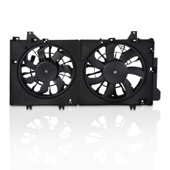 Radiator Cooling Fan compatible for Mazda 3 L4 2.0L/2.5L 2014-2018 PE2015150 PE2015140