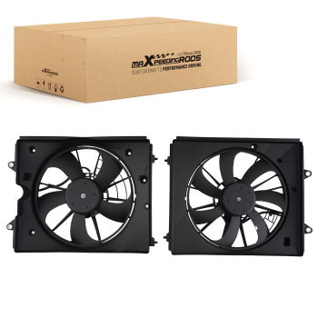 Cooling Fan compatible for Honda Odyssey 2011-2017 38616RV0A01 386155MRA01 240W 2Pin