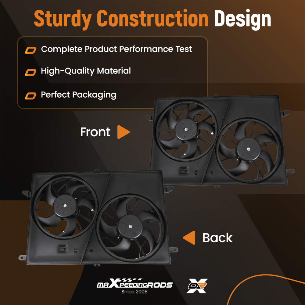 Cooling Fan compatible for GMC Acadia Compatible for Buick Enclave 2007-2016 23434158 15226663 1581657