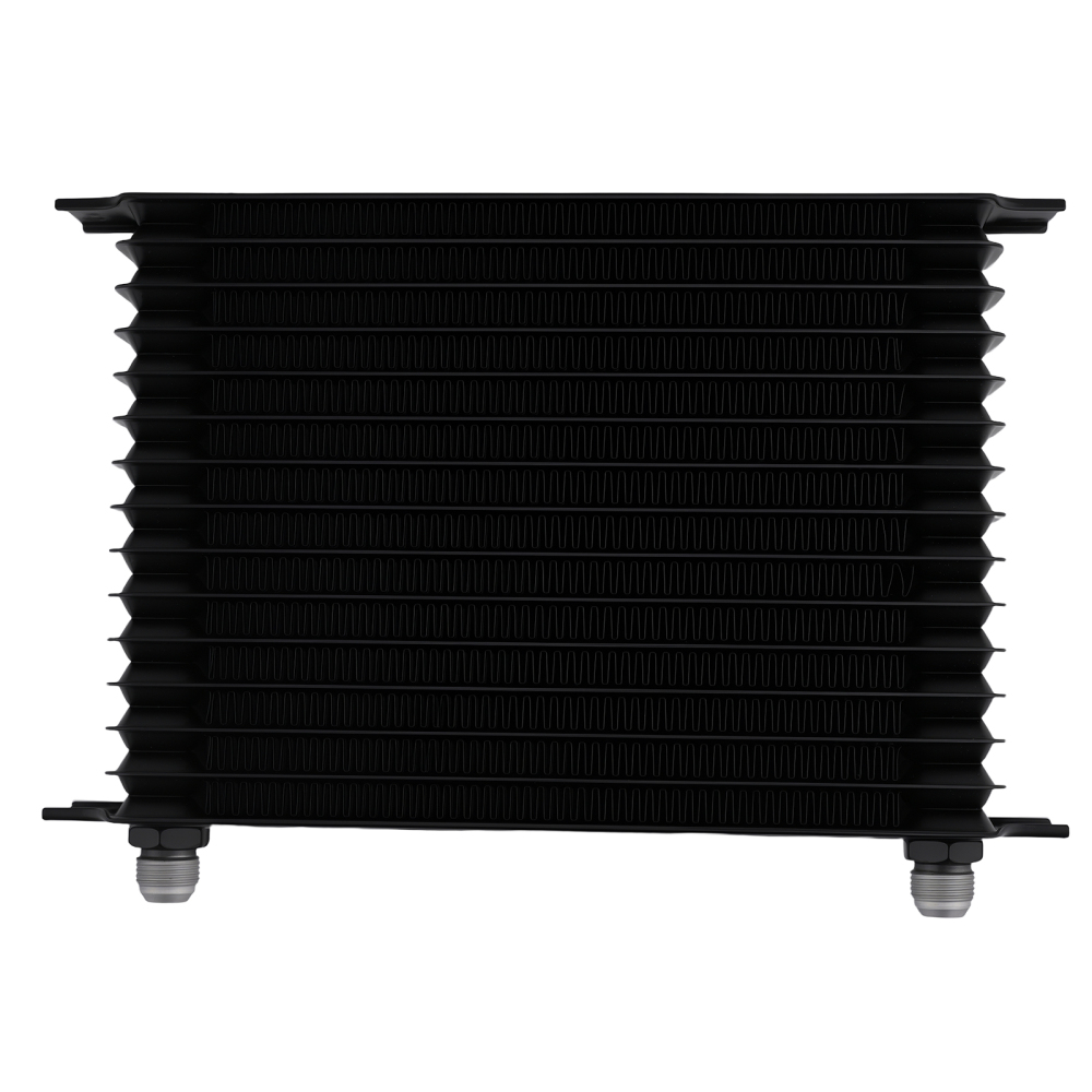 10AN 15 Row Transmission Oil Cooler 7 Cooling Fan for Universal Aluminum