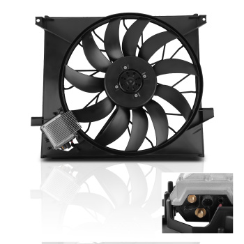 Radiator Cooling Fan Assembly compatible for Mercedes-Benz W163 ML55 AMG 1635000293