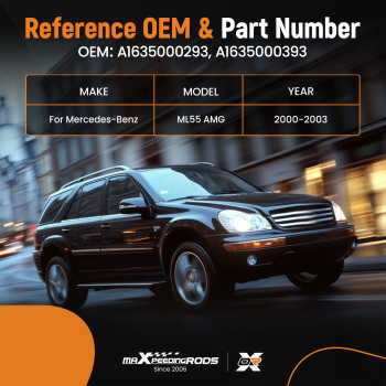 Radiator Cooling Fan Assembly compatible for Mercedes W163 ML55 AMG 2000-2003 1635000293