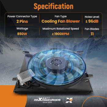 Radiator Cooling Fan Assembly compatible for Mercedes W163 ML55 AMG 2000-2003 1635000293