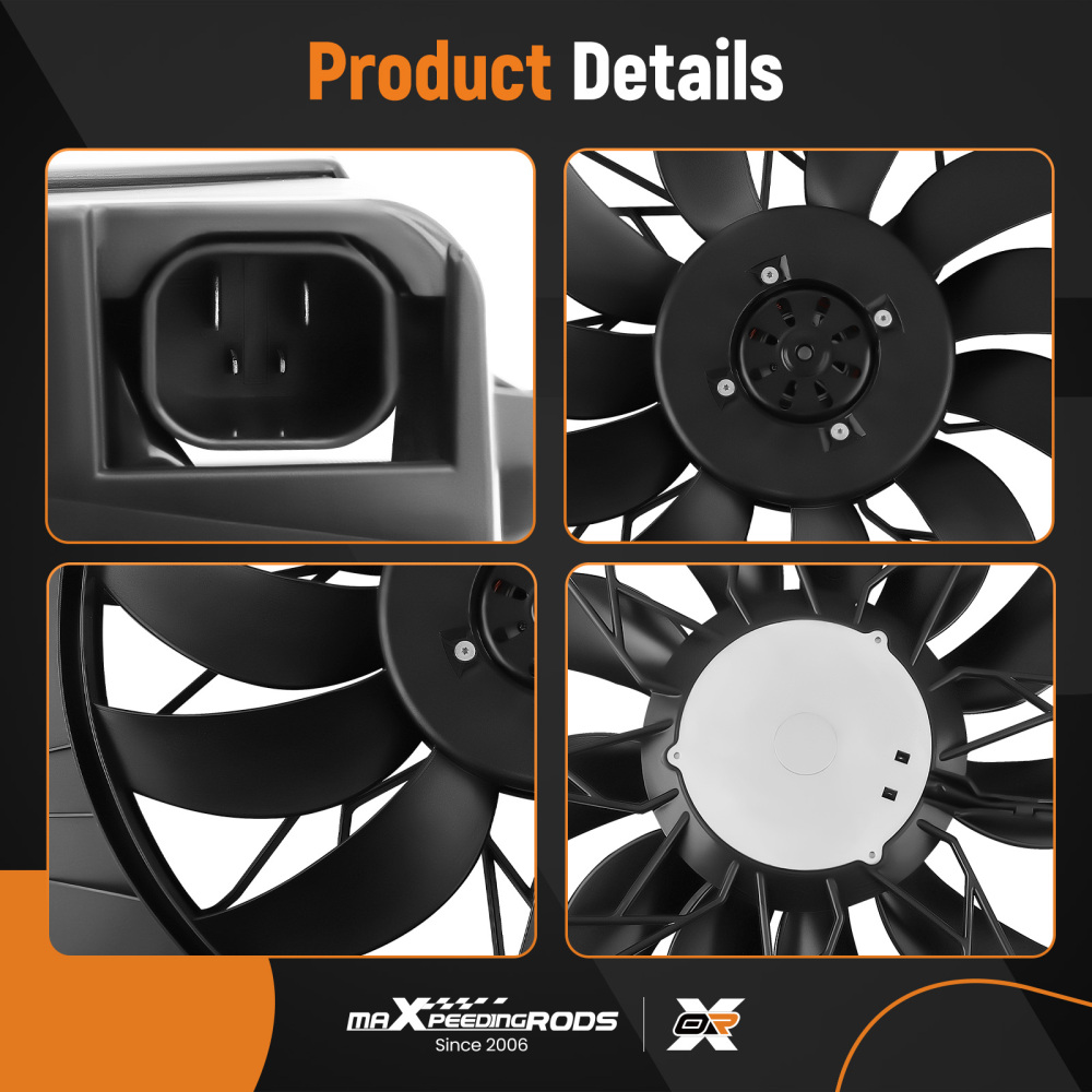 Raffreddamento Ventola Radiatore fit for Benz GL350/GL450/GL500/ML320 2007-2012