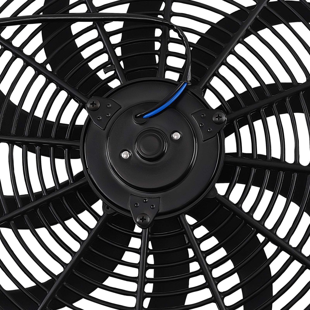 2X 16 IN Cooling Slim Fan Push Pull Electric 120W 12V Universal Radiator System