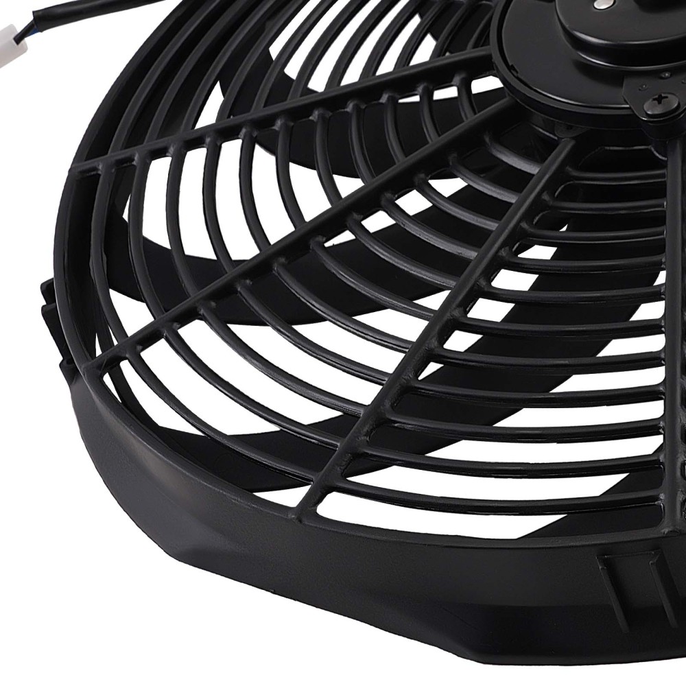 2X 16 IN Cooling Slim Fan Push Pull Electric 120W 12V Universal Radiator System